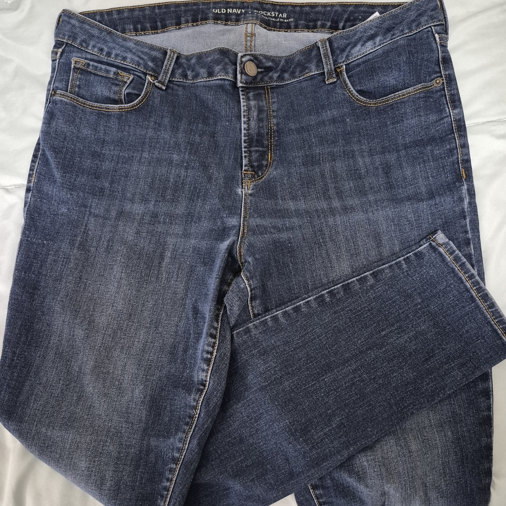 Old Navy Women's Dark Blue Skinny Jeans